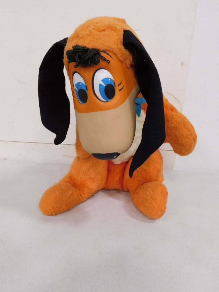 Vintage 1959 Quick Draw McGraw Rubber Faced Plush Dog (1 of 5)
