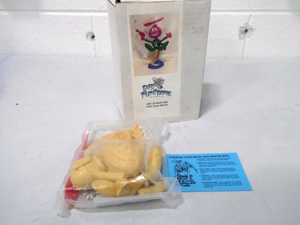 Dr Flintbone DRF 35 Martian Quisp Cereal Mascot 1/6 Scale Model Kit New in Package (1 of 3)