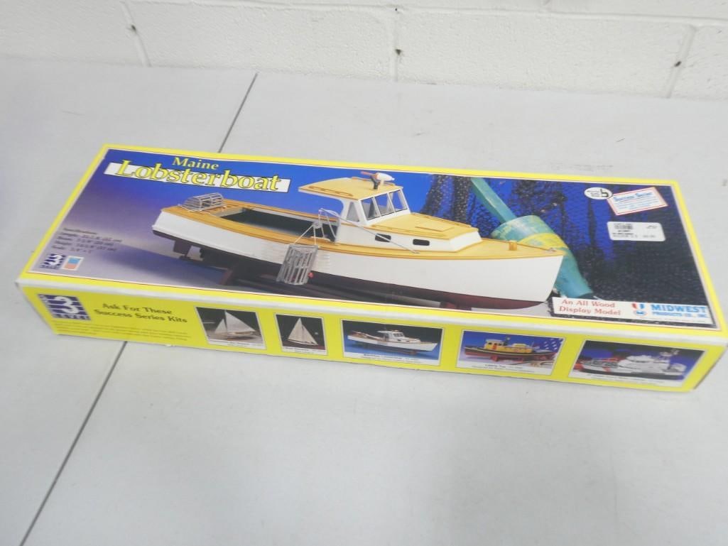 Midwest Products Maine Lobster Boat Wooden Model Kit - Sealed (1 of 7)