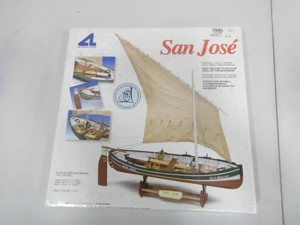 Artesania Latina San Jose Boat Wooden Model Kit - 1:20 Scale Sealed: Artesania Latina San Jose Boat Wooden Model Kit - 1:20 Scale Sealed