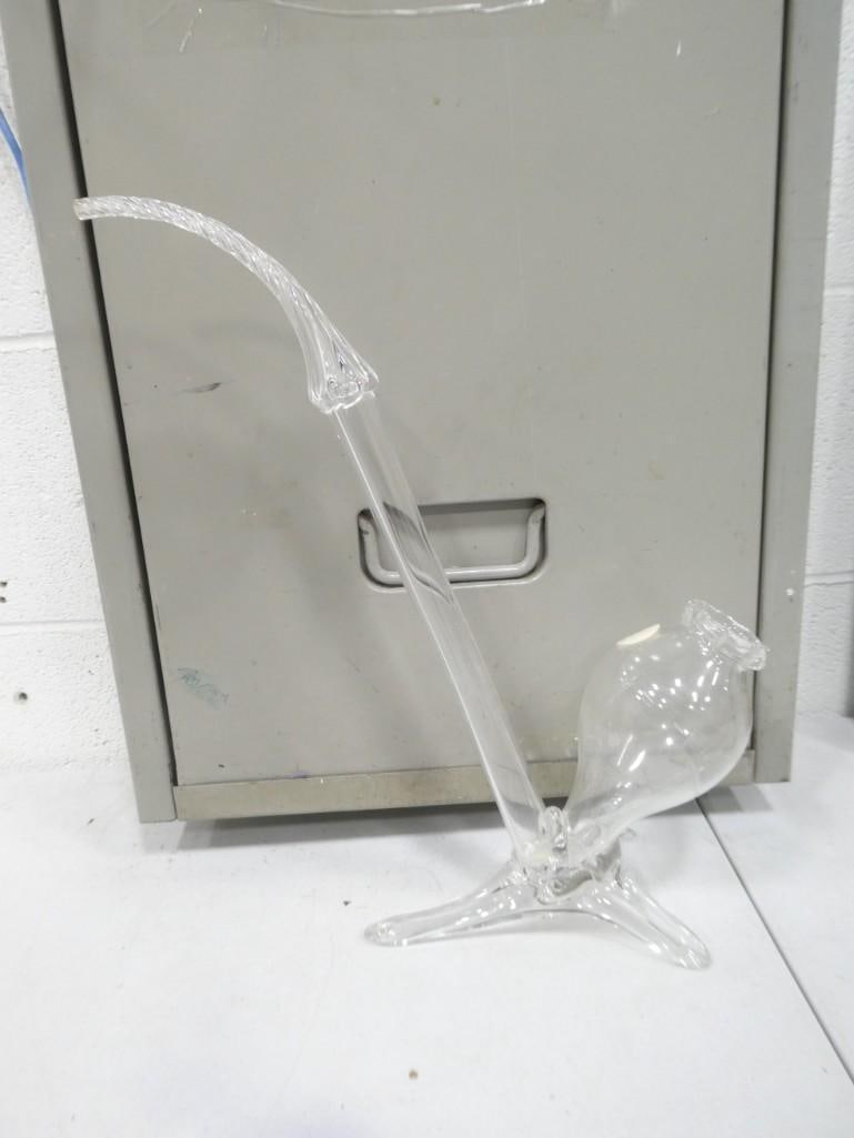 Large Clear Glass Pipe: Large Clear Glass Pipe
