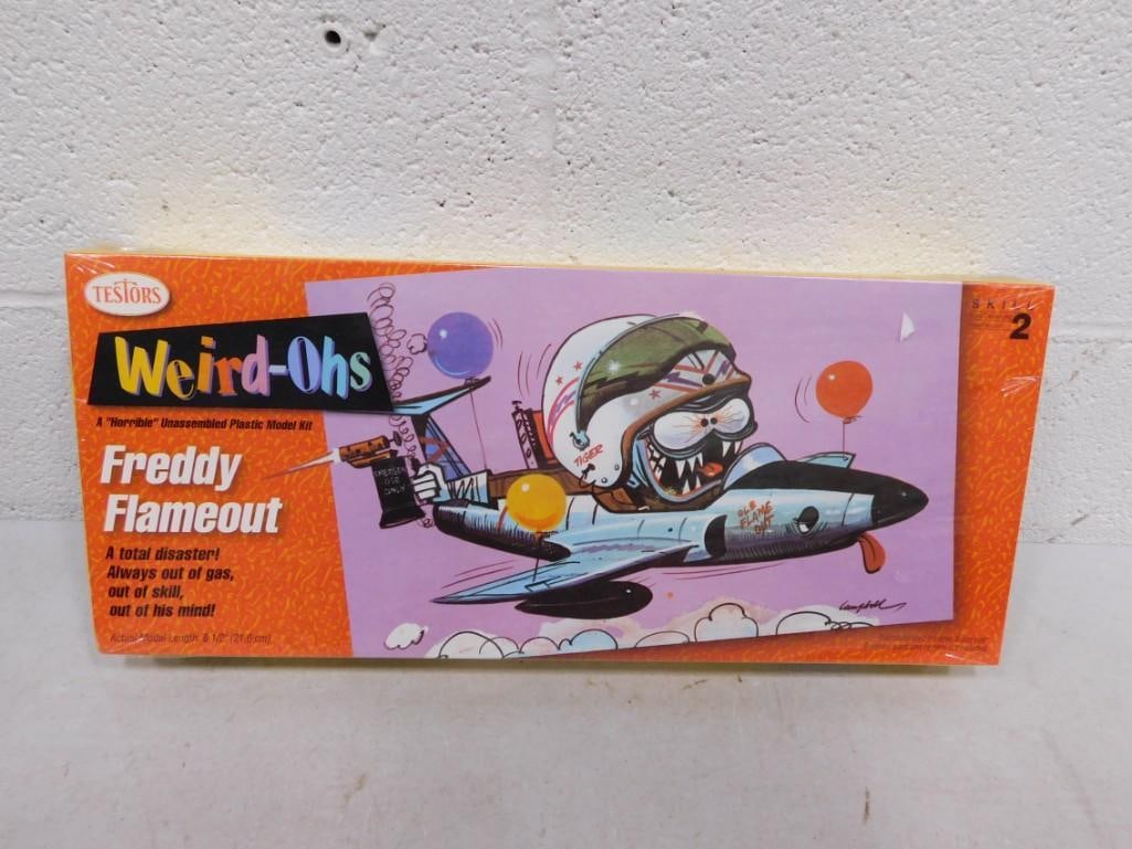 Sealed Testors Weird-Ohs Freddy Flameout Model Kit (1 of 2)