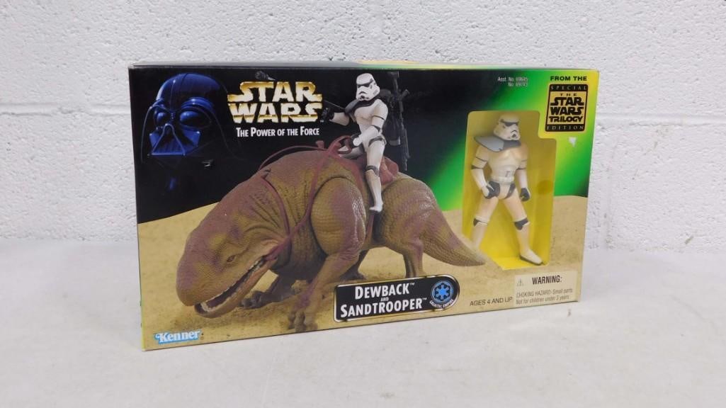 Star Wars The Power of the Force Dewback and Sandtrooper Action Figure Set New in Box (1 of 6)
