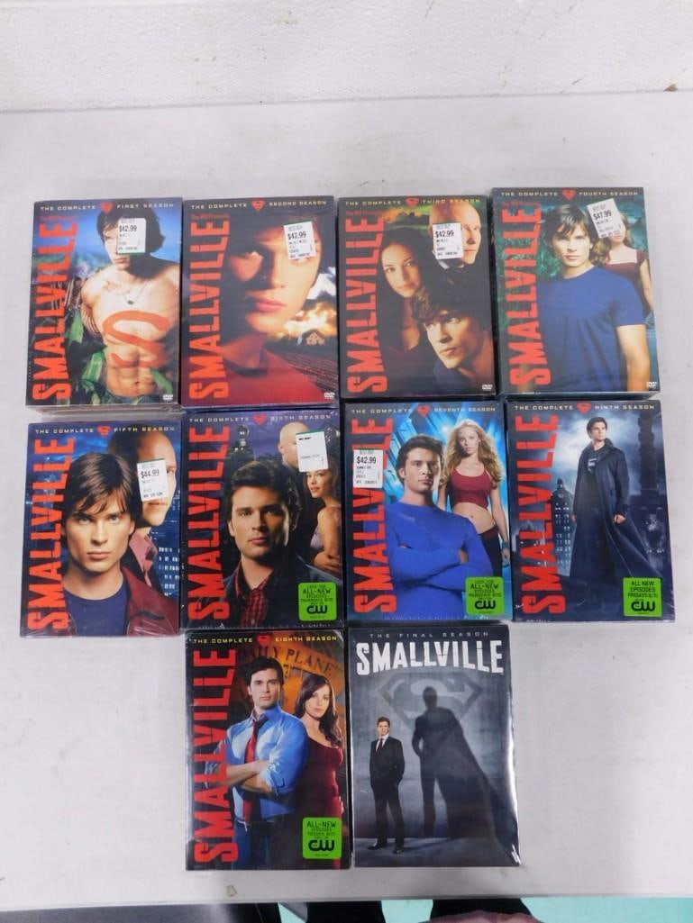 Smallville The Complete Series DVDs New and Sealed 10 Seasons (1 of 2)