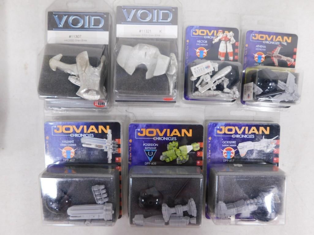 7 Mini Model Kits incl Void and Jovian Chronicles New in Package (1 of 3)
