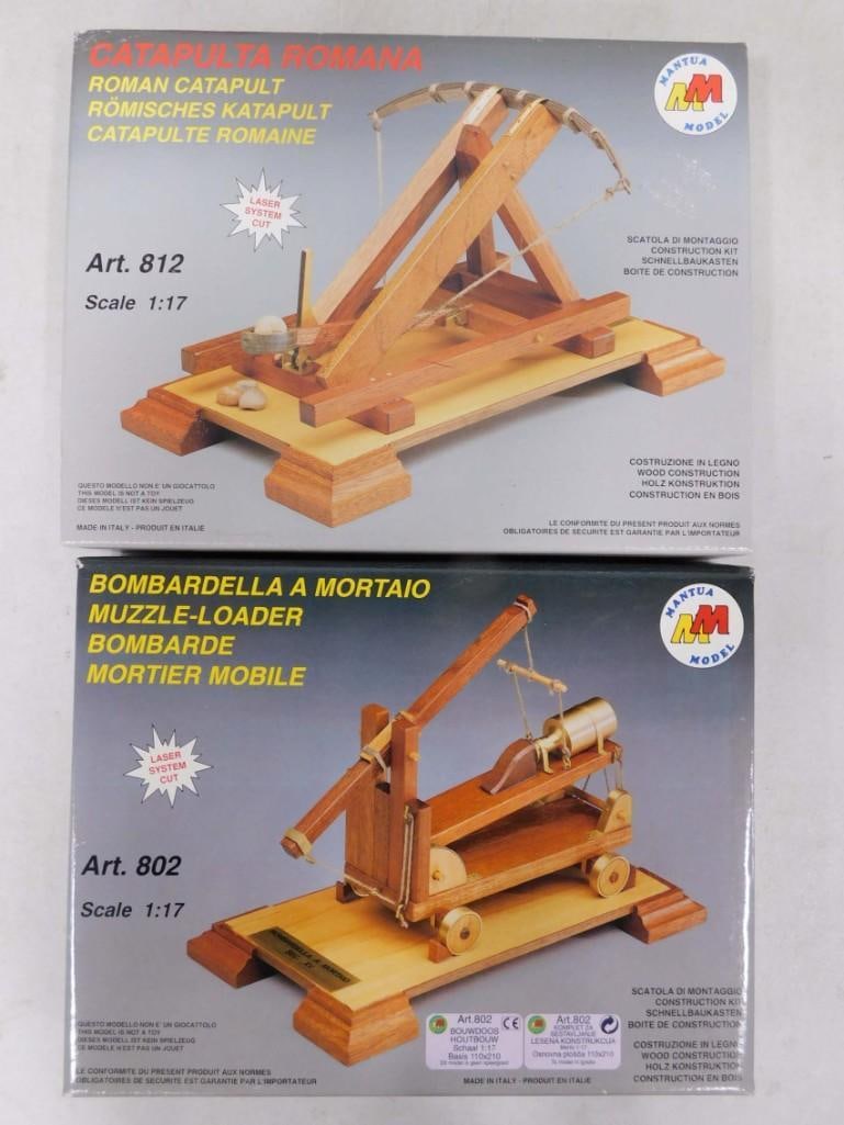 2 Mantua Model Kits incl Roman Catapult and Muzzle Loader (1 of 2)