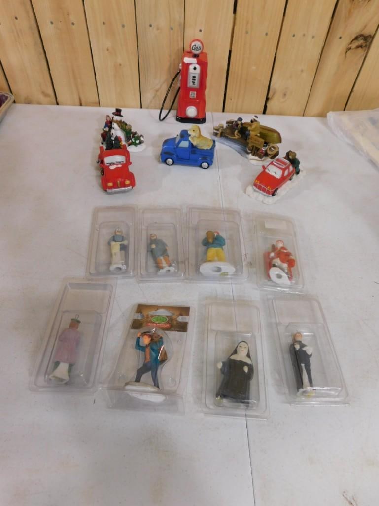 Lot of Lemax and other Ceramic Christmas Figurines Cars, etc. (1 of 5)