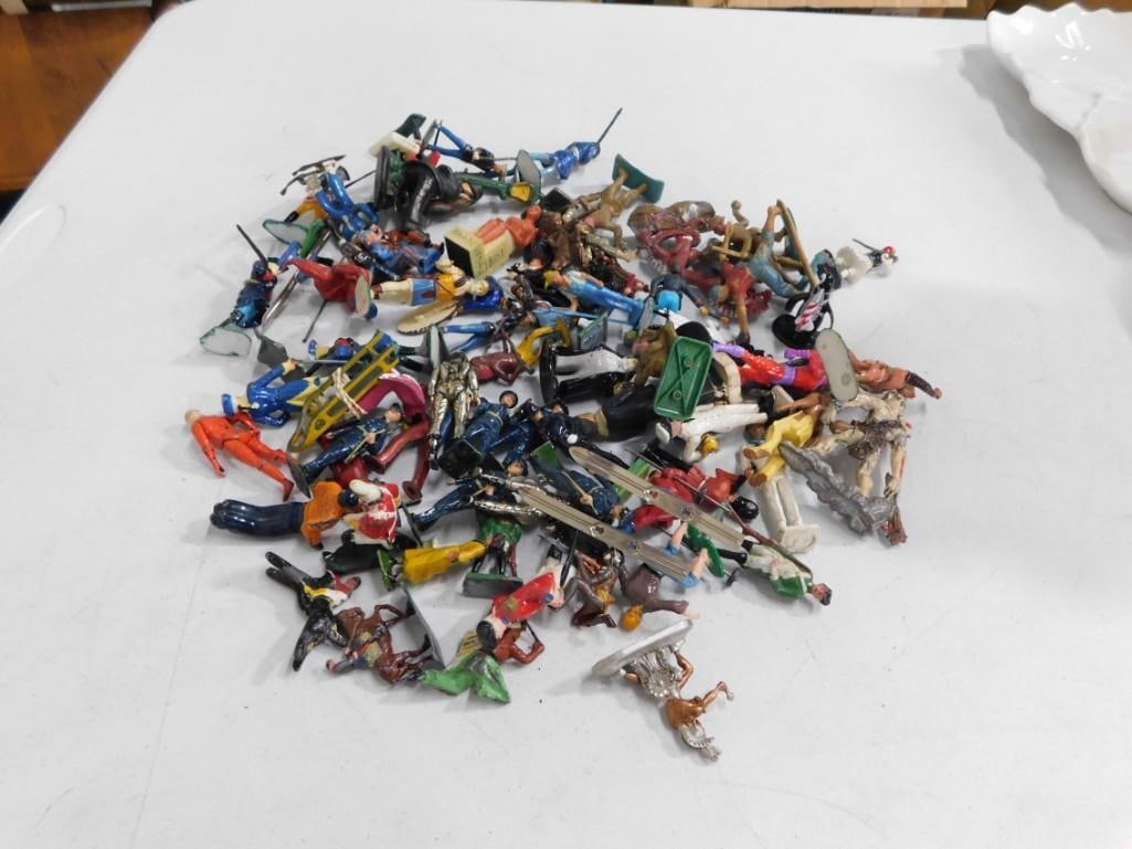 Large lot of assorted metal figurines / soldiers, etc. (1 of 4)
