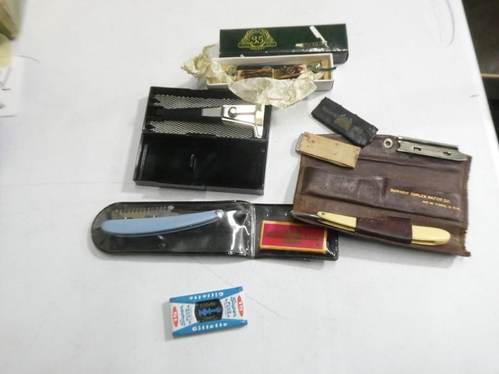 Lot of assorted Razor Blades including Vintage or Antique - GIllette, Durham Duplex Razor, etc. (1 of 6)