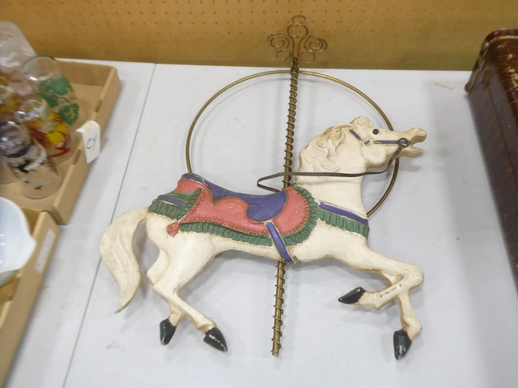 Cast Metal Carousel Horse Wall Decoration (1 of 4)