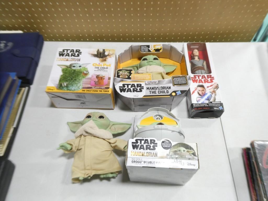 Lot of Star Wars Toys incl Mandalorian The Child Baby Yoda Animatronic Edition New in Box (1 of 2)