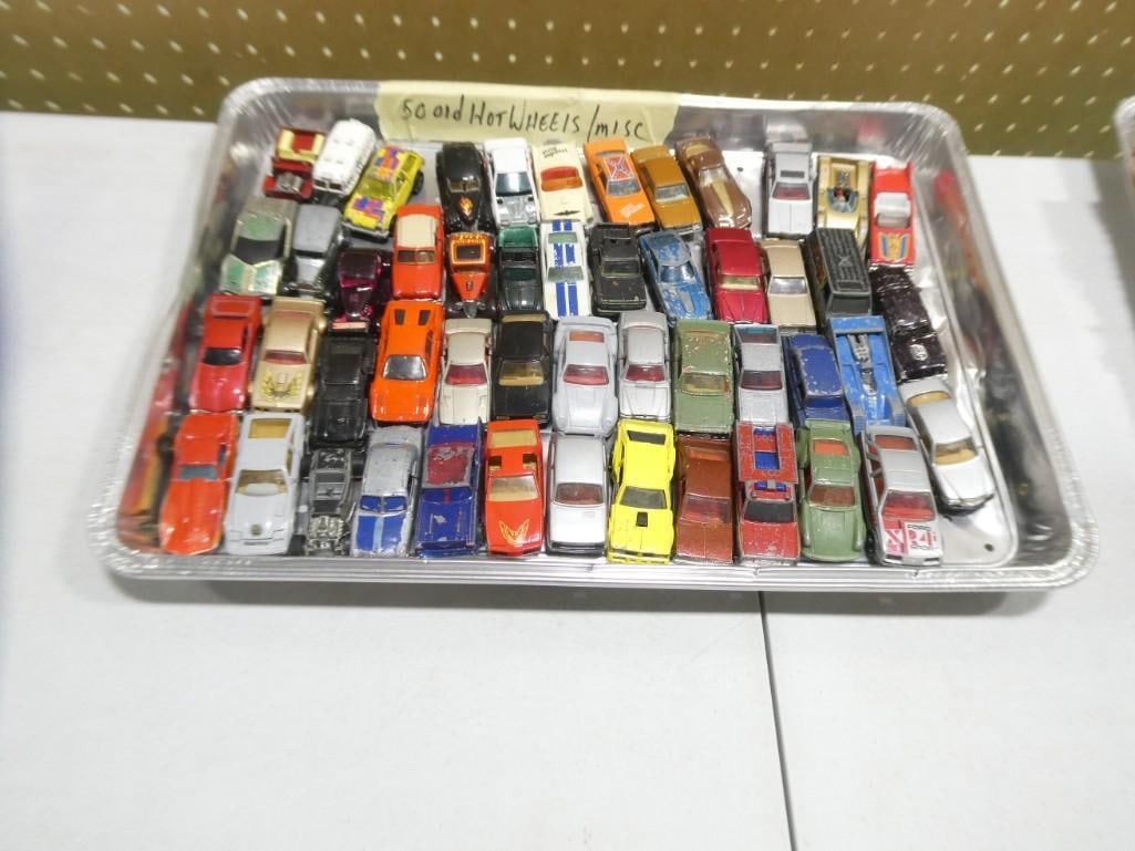 50 Die Cast Cars and Vehicles Mostly Hot Wheels (1 of 2)