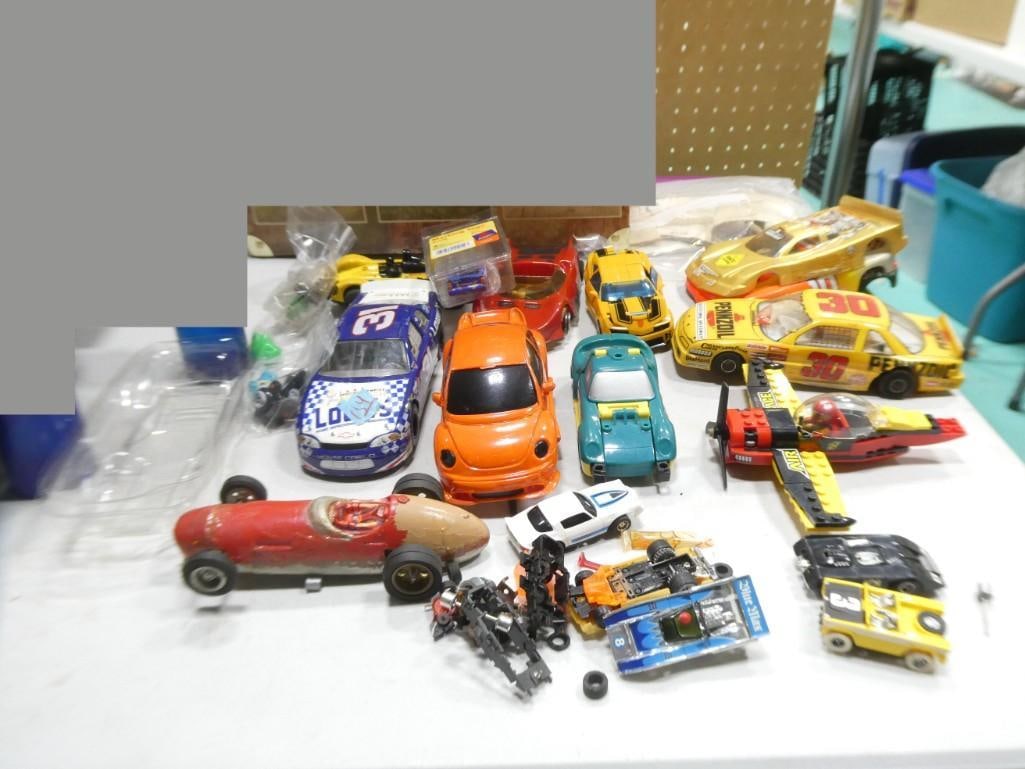 Lot of assorted Toy Cars, etc. including some slot cars (1 of 4)