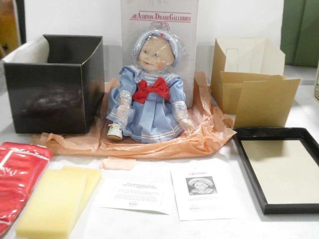 Yolanada Bello Autographed Ashton Drake "Amanda" doll: Yolanada Bello Autographed Ashton Drake "Amanda" doll - the consignor personally got the doll autographed and will vouch for it.