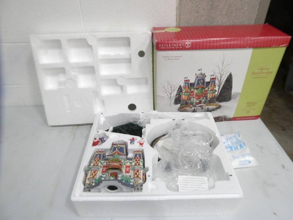 Dept 56 Glacier Park Pavilion Special Edition Holiday Gift Set in Original Box (1 of 7)