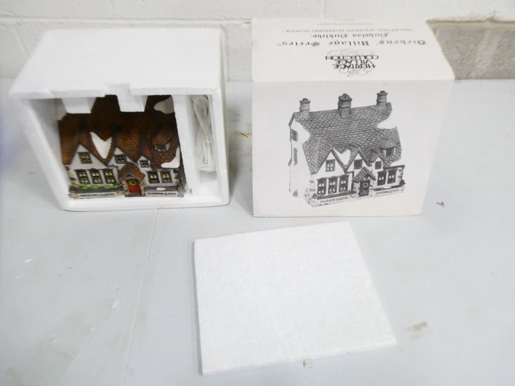 Dept 56 Wackford Squeers Boarding School Dickens Village Series Nicholas Nickleby: Department 56 Wackford Squeers Boarding School Dickens Village Series Nicholas Nickleby Heritage Village Collection Christmas Village Building in Original Box