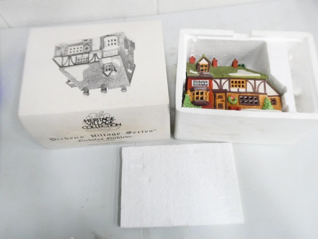Dept 56 Cottage Dickens Village Series Nicholas Nickleby Heritage Village Collection Christmas Villa: Department 56 Cottage Dickens Village Series Nicholas Nickleby Heritage Village Collection Christmas Village Building in Original Box