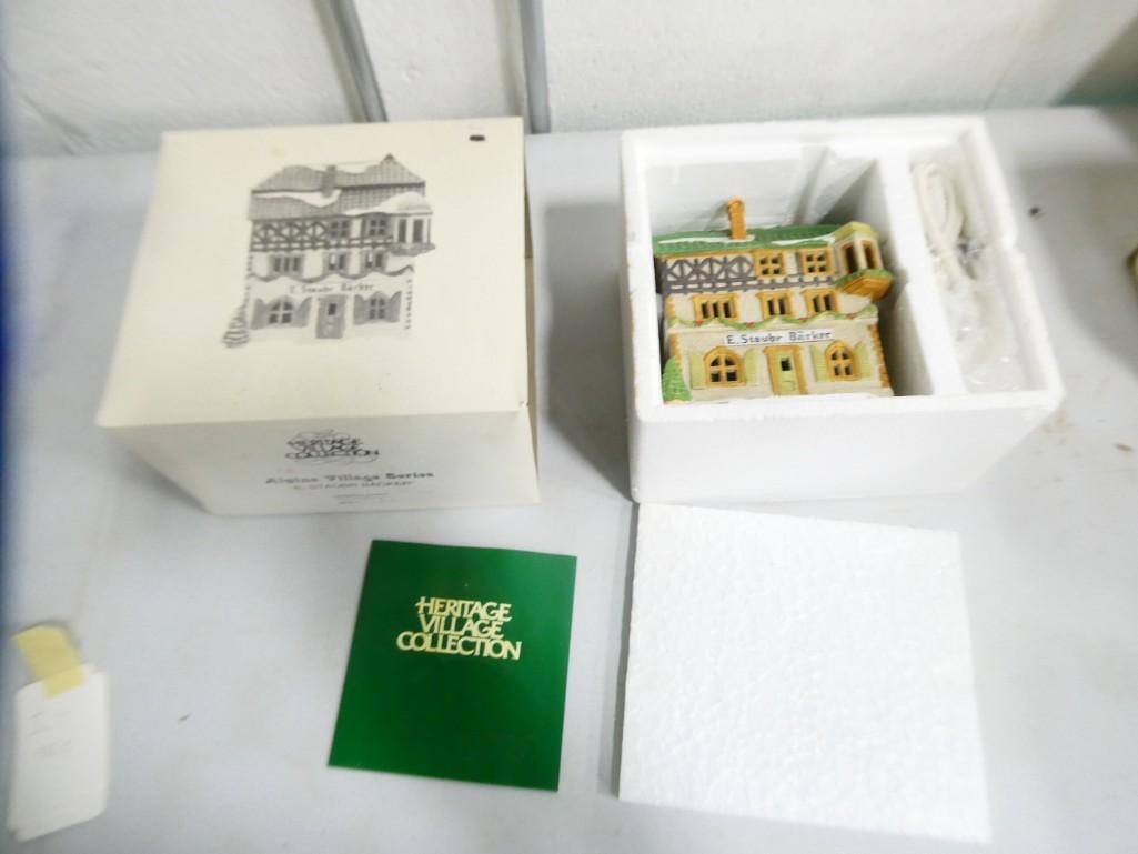Dept 56 E Staubr Backer Alpine Village Series Heritage Village Collection: Department 56 E Staubr Backer Alpine Village Series Heritage Village Collection Christmas Village Building in Original Box