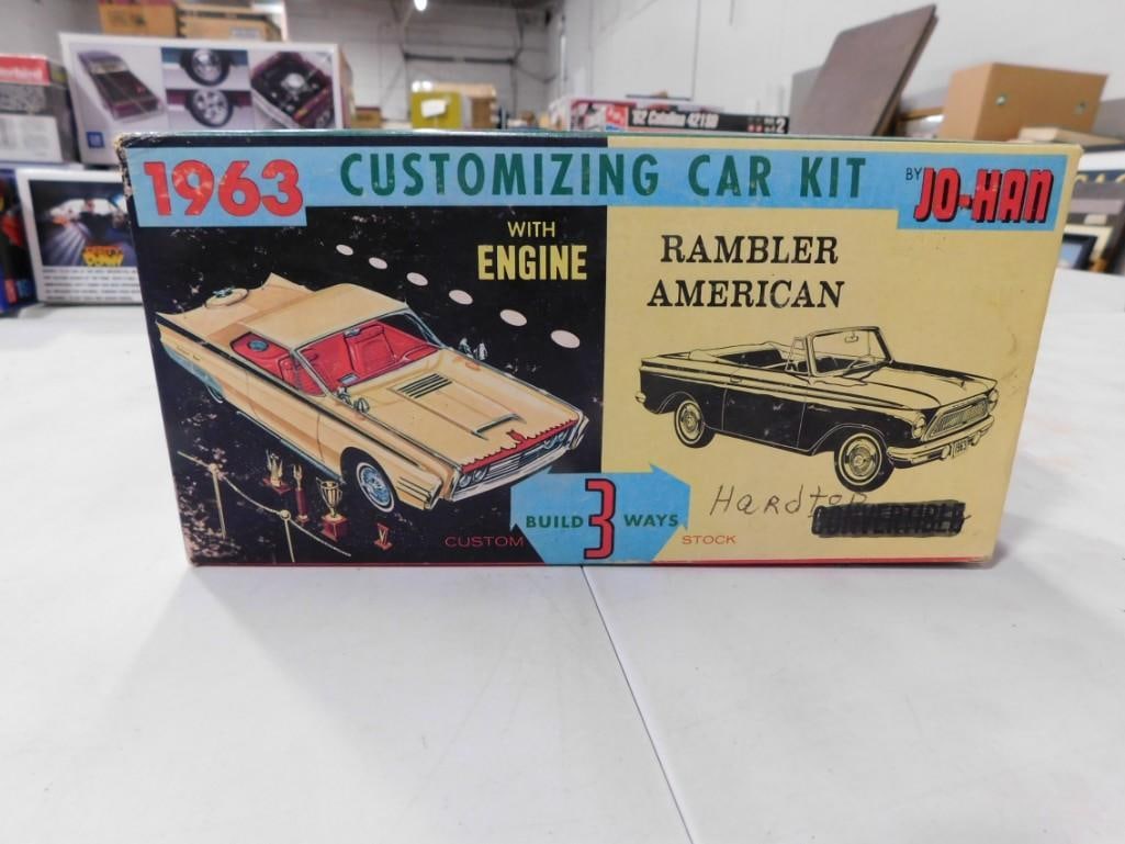 Jo-Han Model Car Kit 1963 Rambler American Hardtop in Original Box (1 of 7)