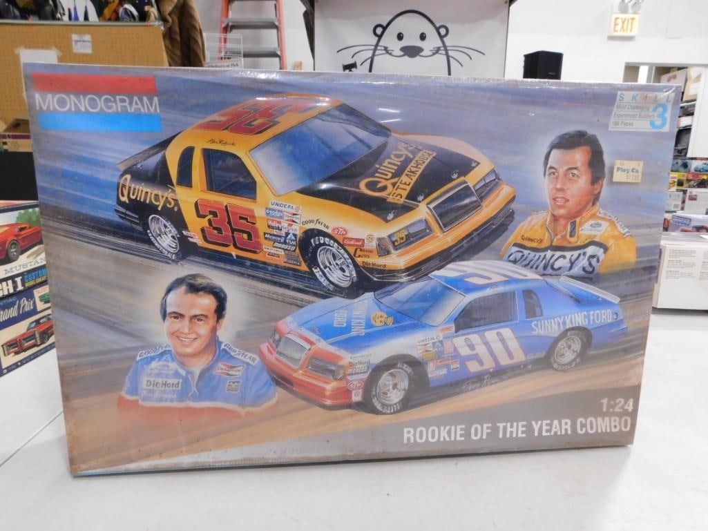 Monogram Rookie of the Year Stock Car Combo Sealed Model Kit 1:24 Scale (1 of 4)