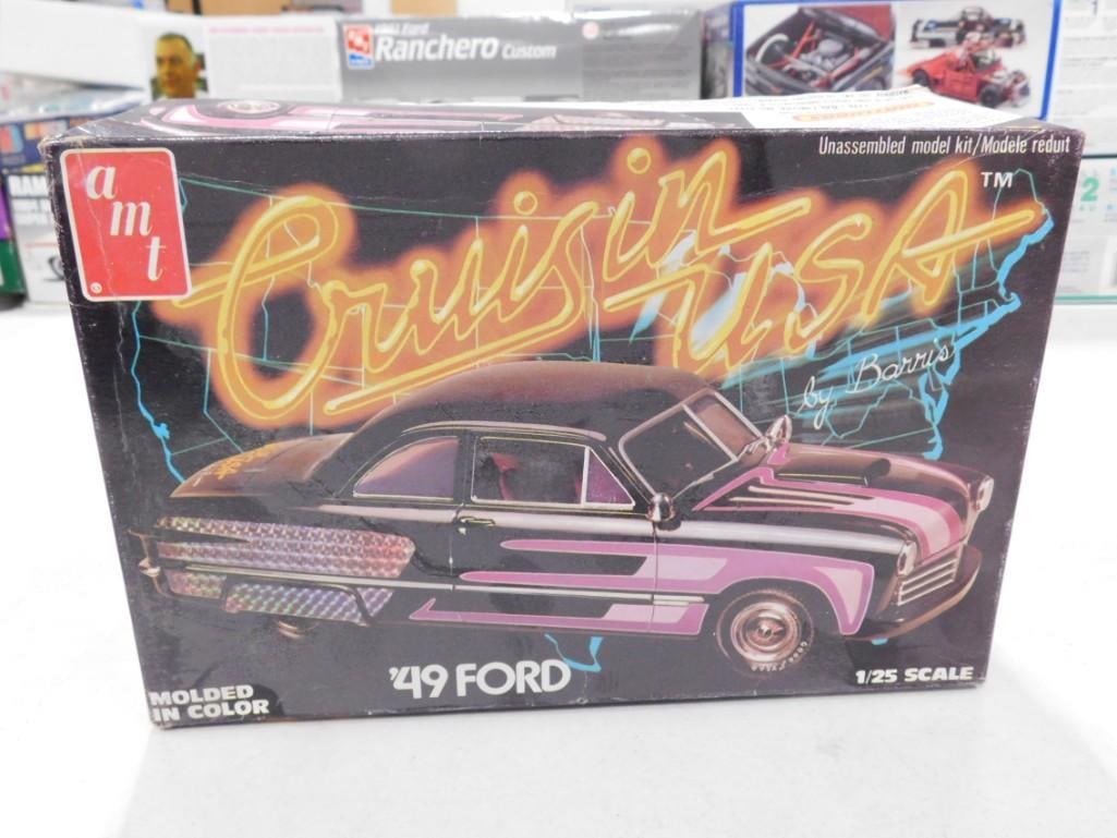 AMT '49 Ford Cruisin USA by Barris 1/25 Scale Car Model Kit (1 of 5)
