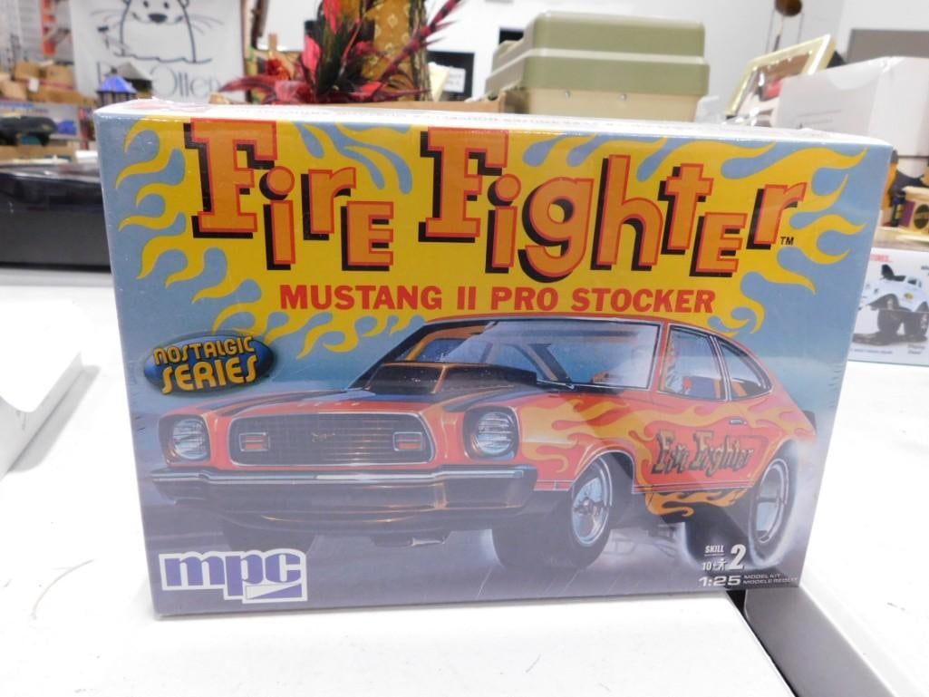Sealed MPC Fire Fighter Mustang II Pro Stocker 1/25 Scale Model Car Kit (1 of 3)