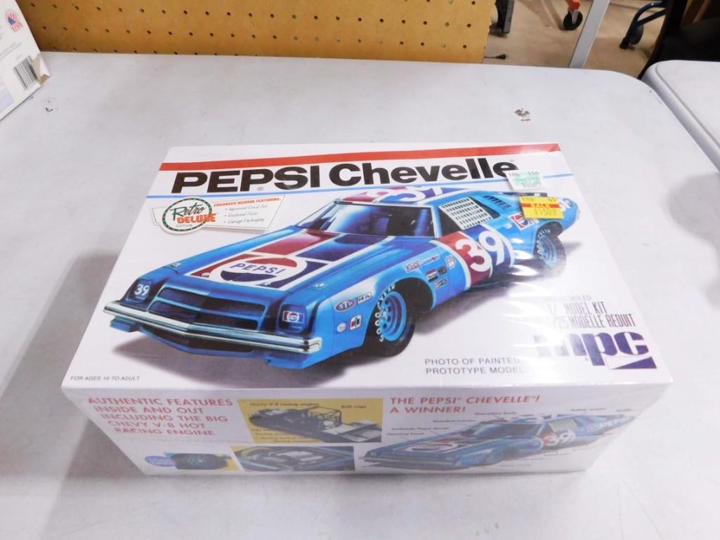 Sealed MPC Pepsi Chevelle 1/25 Scale Model Car Kit (1 of 3)