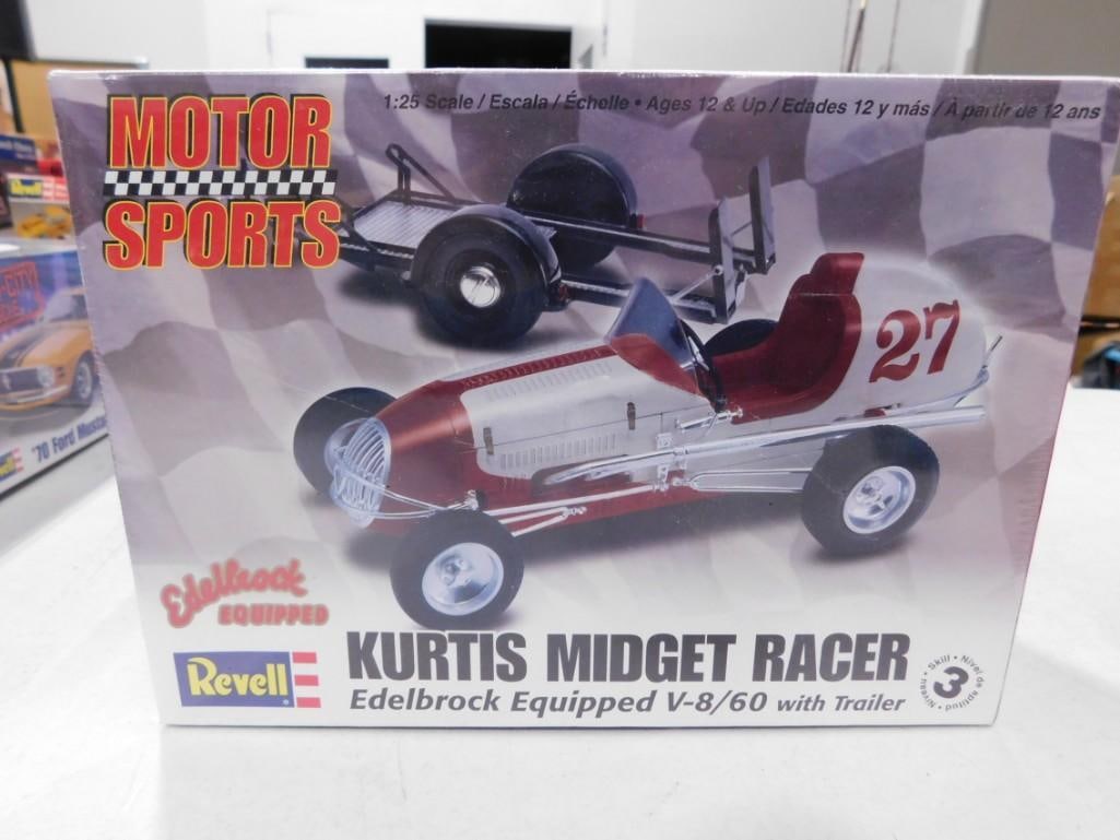 Revell Kurtis Midget Racer 1:25 Scale Model Car Kit New and Sealed (1 of 2)