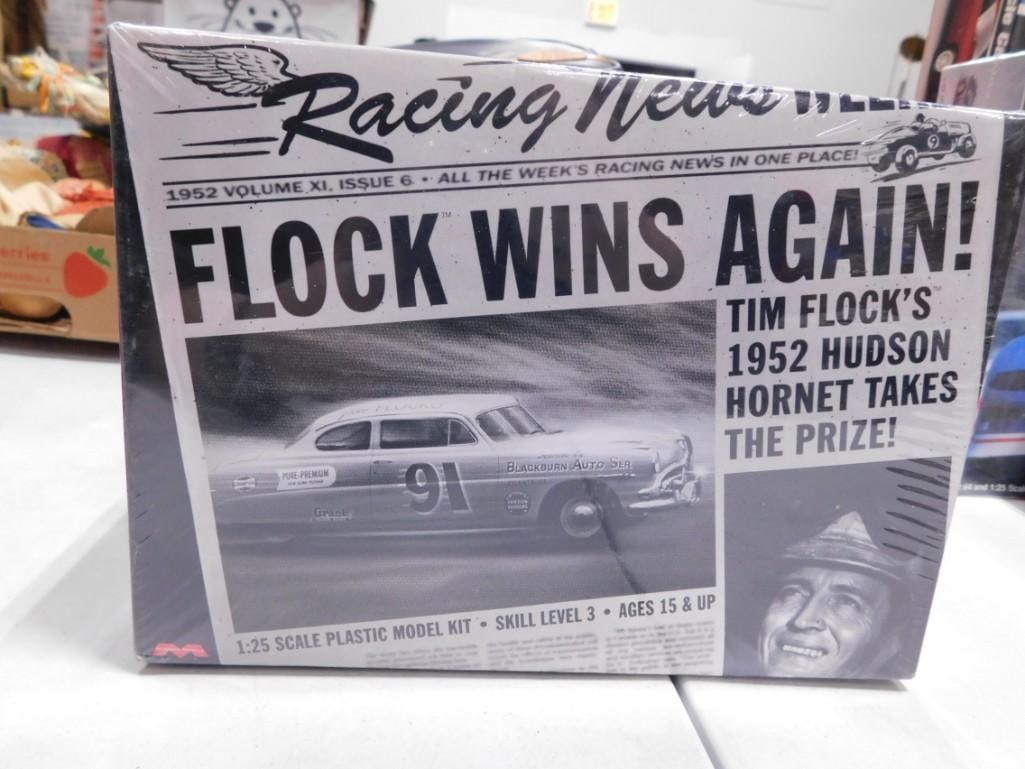 Sealed Mobius Models Tim Flock's 1952 Hudson Hornet 1:25 Scale Car Model Kit: Sealed Mobius Models Tim Flock's 1952 Hudson Hornet 1:25 Scale Car Model Kit