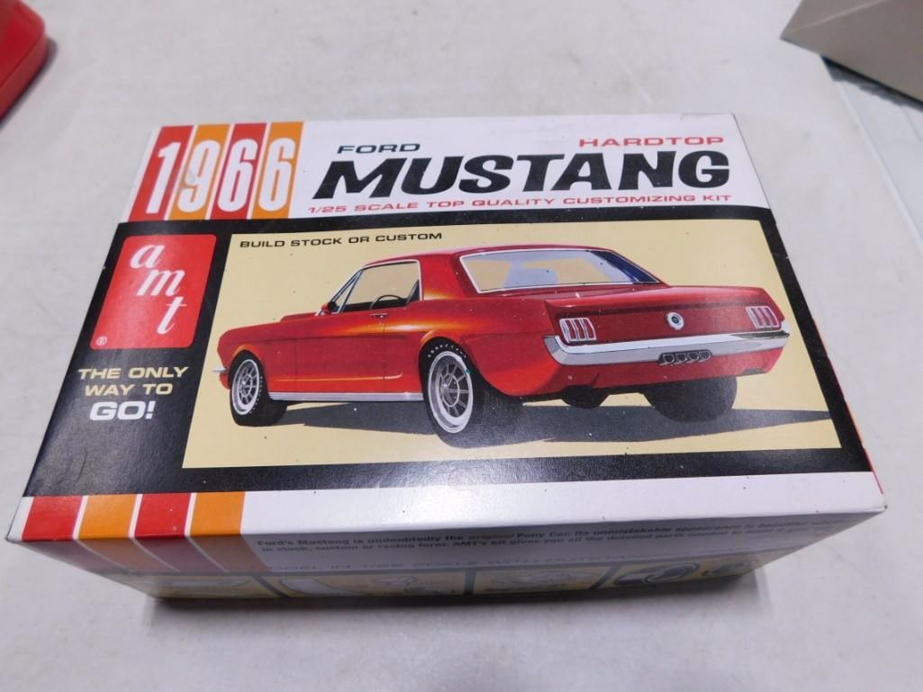 AMT 1966 Ford Mustang Hardtop 1/25 Scale Car Model Kit (1 of 3)