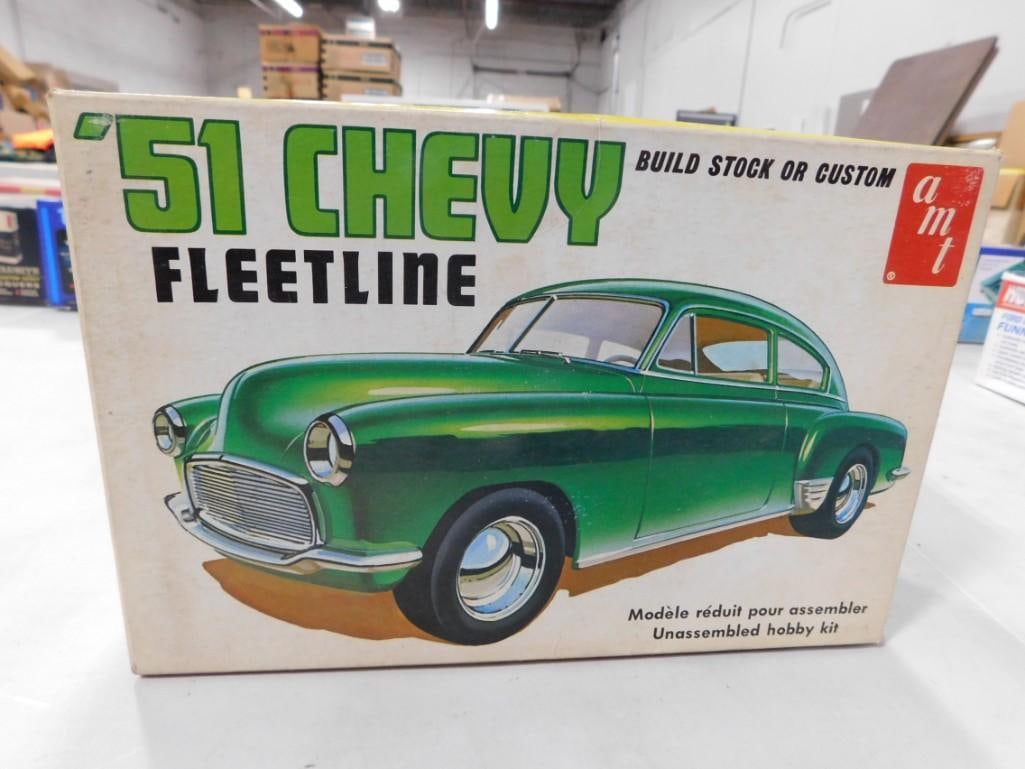 AMT '51 Chevy Fleetline Model Car Kit (1 of 4)