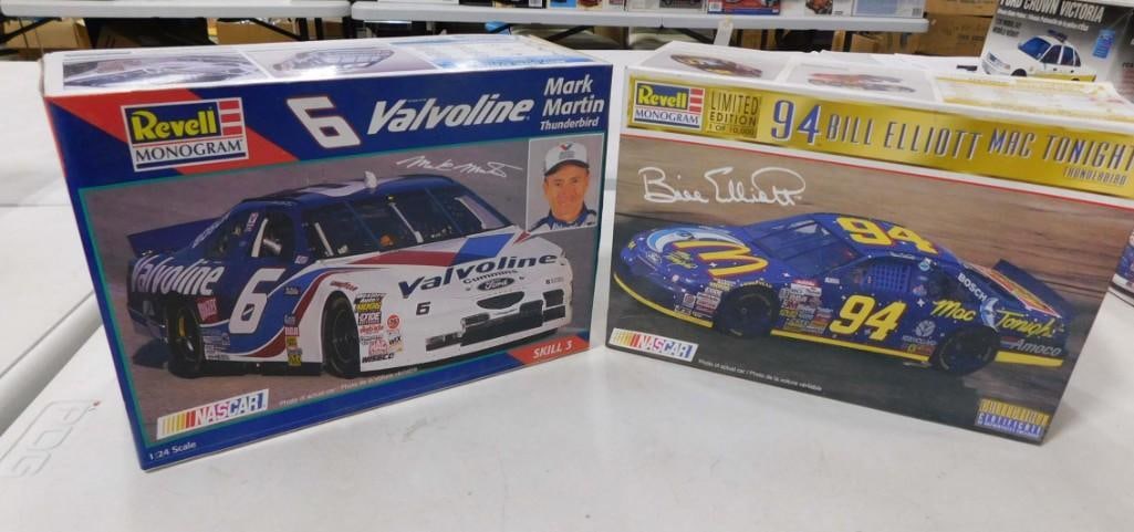 2 Revell Monogram Model Car Kits incl Mac Tonight Thunderbird Limited Edition and #6 Valvoline (1 of 8)