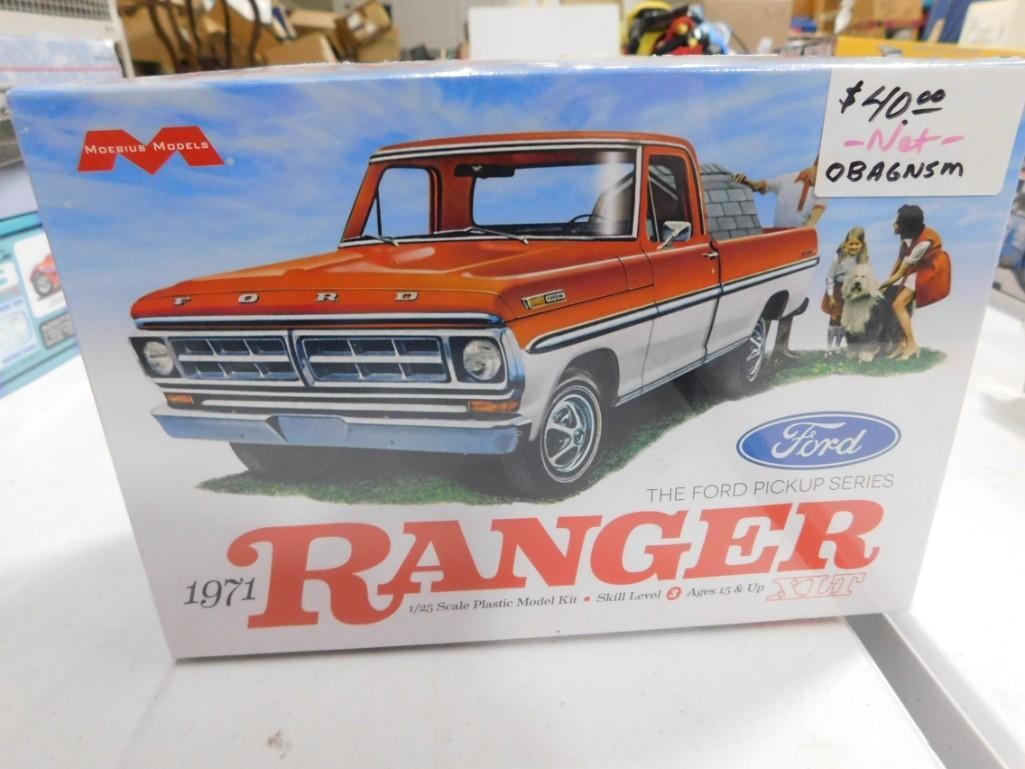 Sealed Moebius Models 1971 Ford Ranger Pickup Truck 1:25 Scale Model Kit New and Sealed (1 of 2)