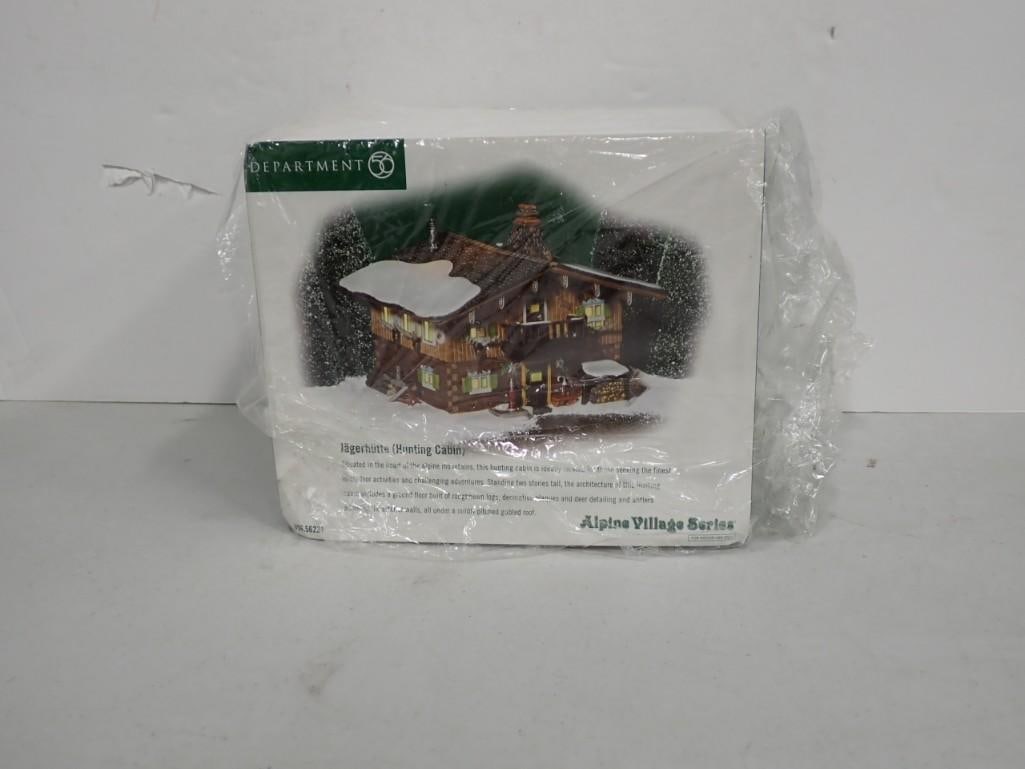 Department 56 Alpine Village Series Jagerhutte Hunting Cabin with Box (1 of 4)
