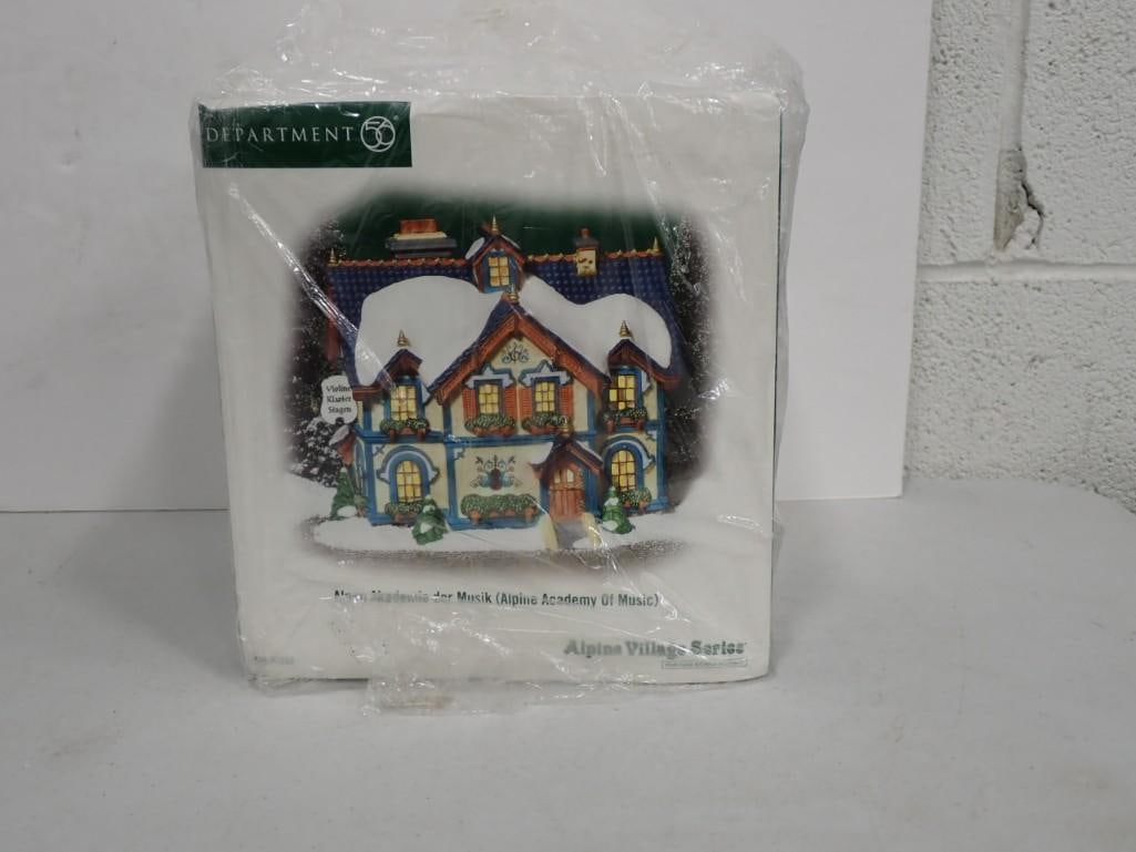 Department 56 Alpine Village Series Alpen Akademie der Musik Academy of Music - with box (1 of 3)