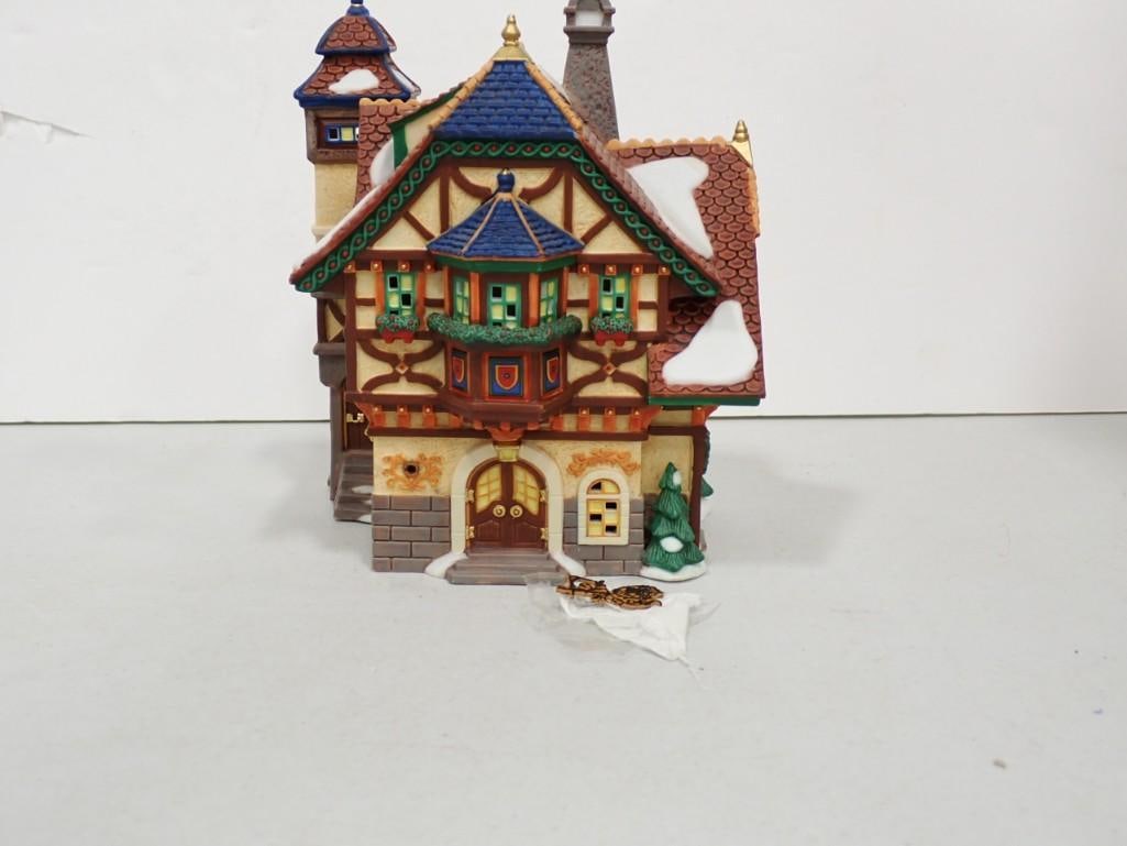 Department 56 Alpine Village Series "Burgermeister Haus": Department 56 Alpine Village Series "Burgermeister Haus" - has a damaged piece - see all pictures.