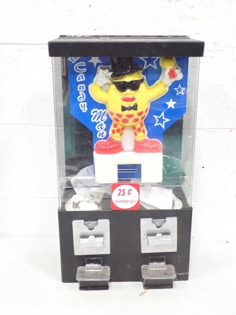 Commercial Gumball Machine  - Locks need repair - measures roughly 22x12x6" (1 of 6)