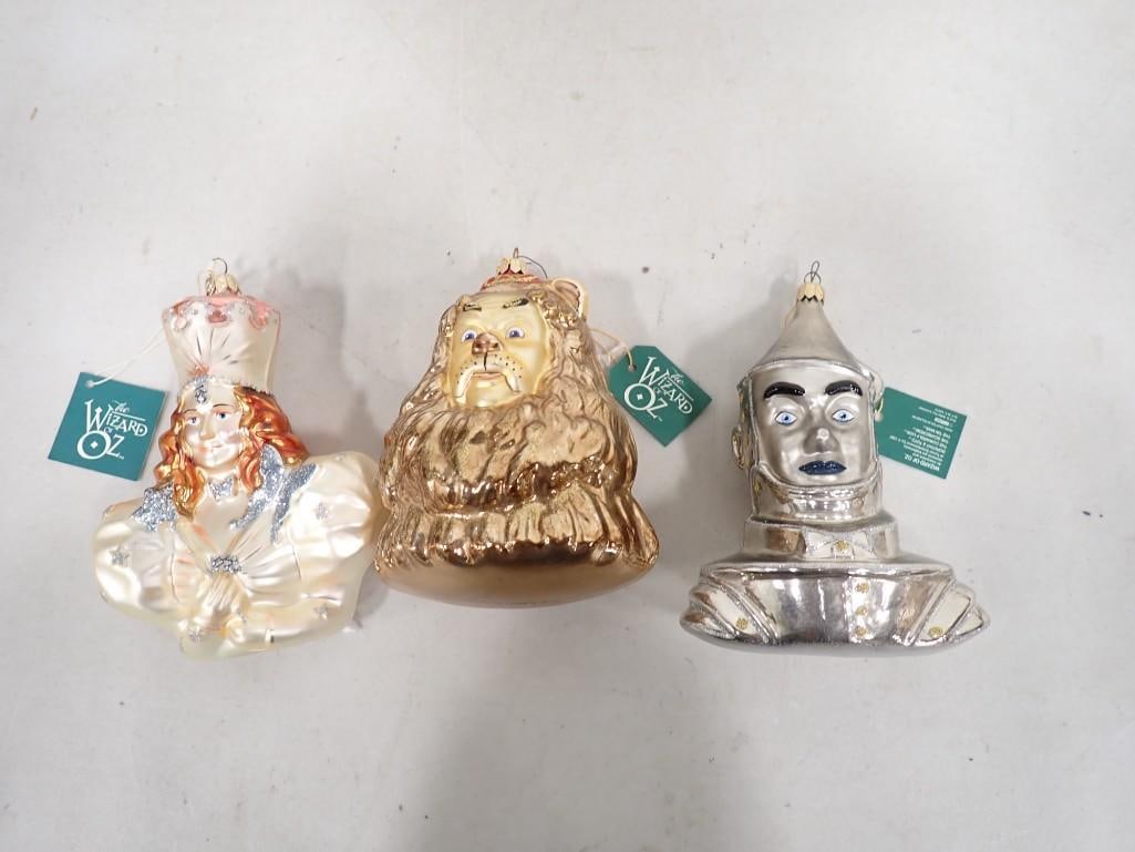 3 Wizard of Oz Christmas Ornaments Kurt S. Adler Polonaise Collection by Komozja (1 of 6)