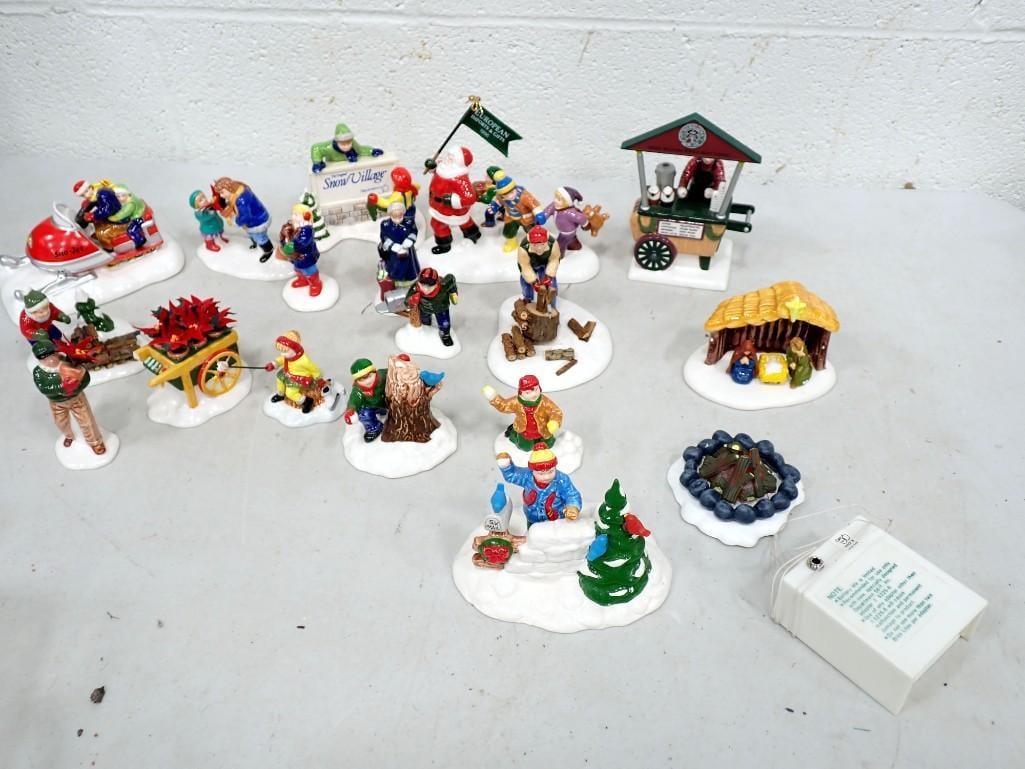 Misc. Dept. 56 People, accessories, etc. including Snow Village: Misc. Department 56 People, accessories, etc. including Snow Village