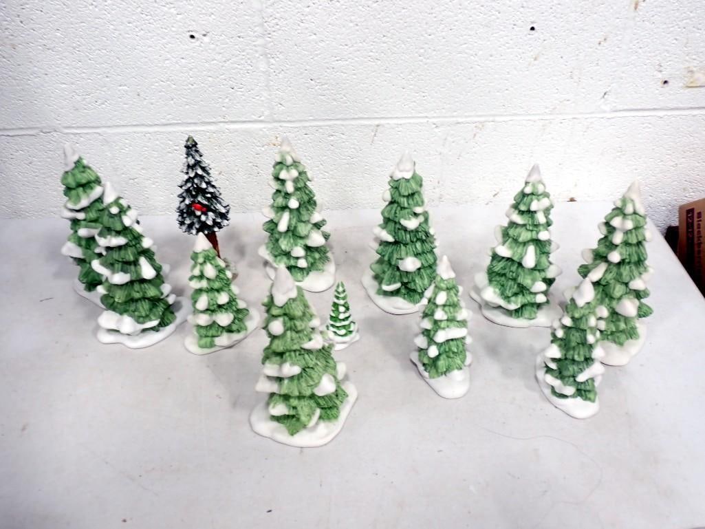 Dept. 56 Accessories - Ceramic Trees, Heritage Village Series, (1 of 6)