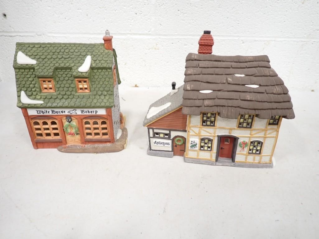 Dept. 56 "Mr. & Mrs. Pickle Cottage" and "White Horse Bakery" (1 of 8)