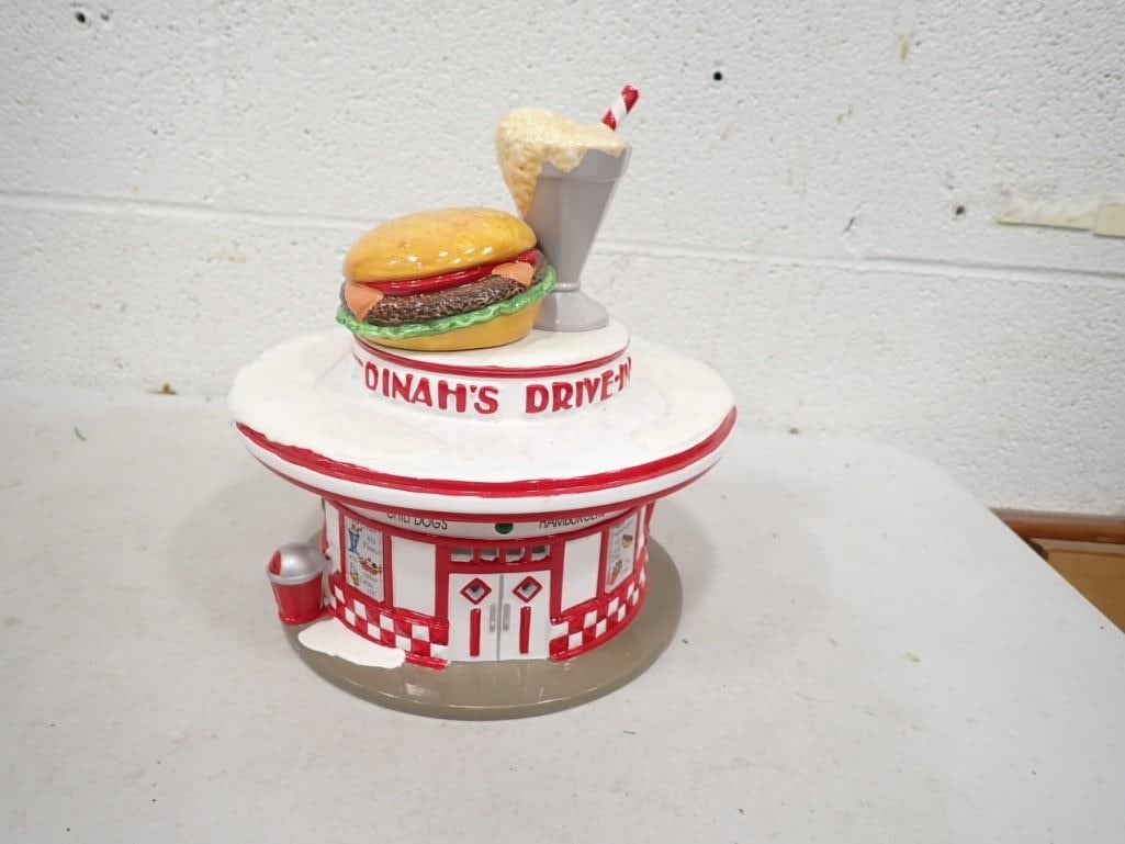 Dept. 56 "Dinah's Drive-In" Original Snow Village: Department 56 "Dinah's Drive-In" Original Snow Village