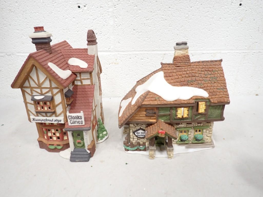 Dept. 56 "Bumstead Nye Cloaks & Canes" and "Old East Regtory": Department 56 "Bumstead Nye Cloaks & Canes" and "Old East Regtory" Dickens' Village Series