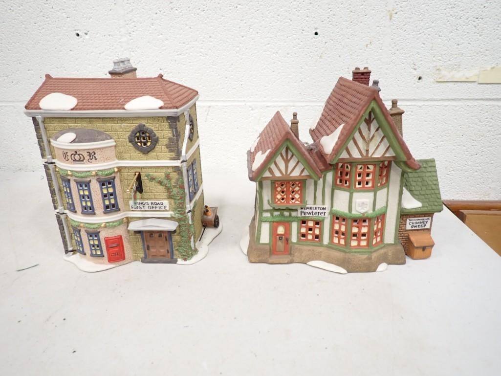 Dept. 56 "King's Road Post Office" and "Hembleton Pewterer": Department 56 "King's Road Post Office" and "Hembleton Pewterer" Dickens' Village Series