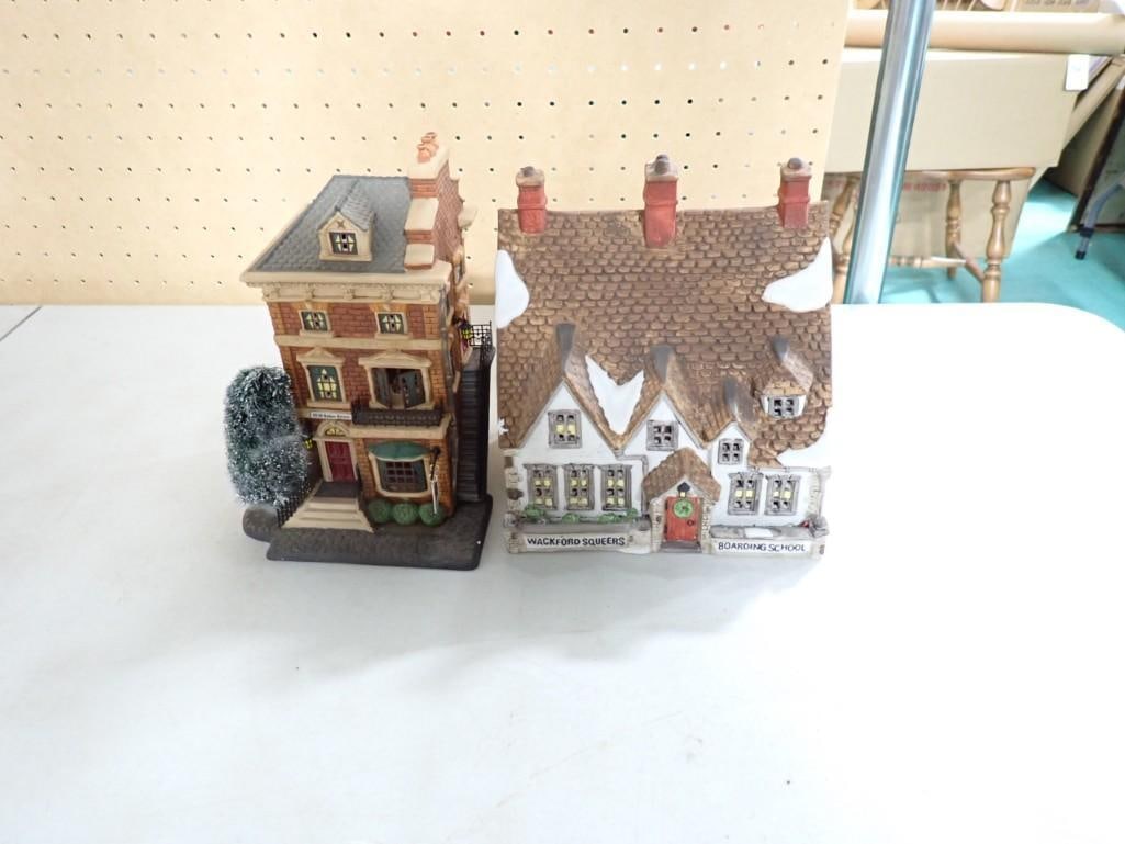 Dept. 56 "Sherlock Holmes 221B Baker Street" and "Wackford Squeers Boarding School" (1 of 9)