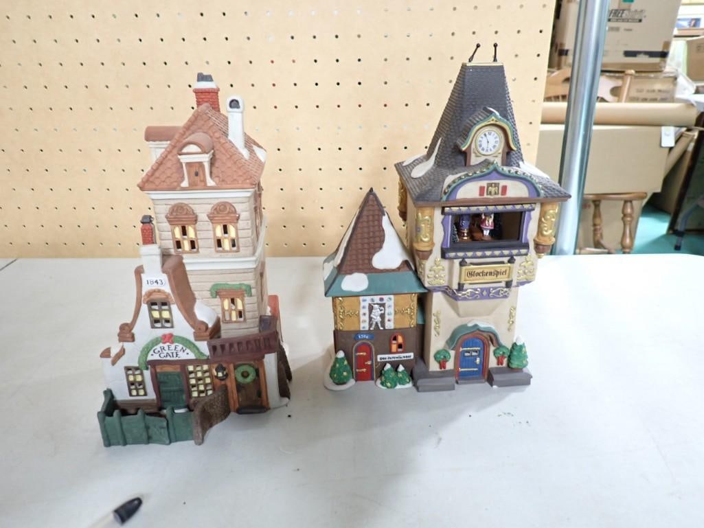 Dept. 56 "Green Gate Cottage (limited edition) and "Glockenspiel" Music Box (1 of 8)