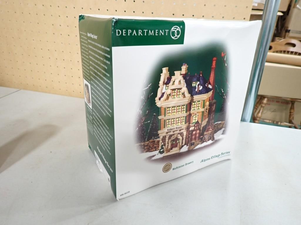 Dept. 56 "Wolfstein Brewery" with box Alpine Village Series: Department 56 "Wolfstein Brewery" with box Alpine Village Series