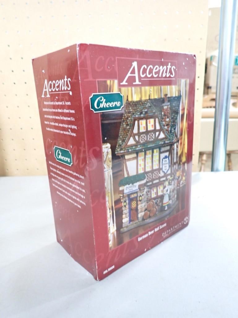 Dept. 56 "German Beer Hall Scene" Accents with box: Department 56 "German Beer Hall Scene" Accents with box