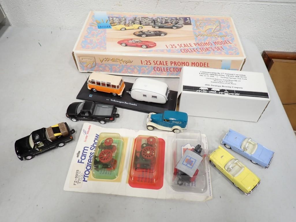 Lot of assorted Toy Cars, etc. including Vokswagon Bus Samba, 1:25 Scale Promo set, etc.: Lot of assorted Toy Cars, etc. including Vokswagon Bus Samba, 1:25 Scale Promo set, etc.