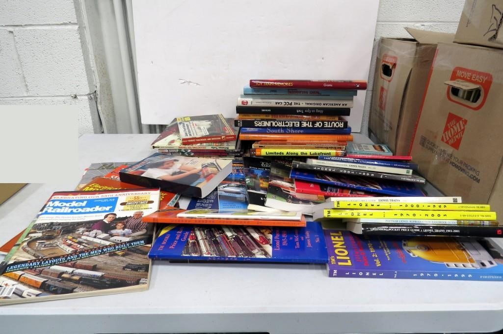 Large Lot of  assorted Train / Locomotive books including Lionel (1 of 4)